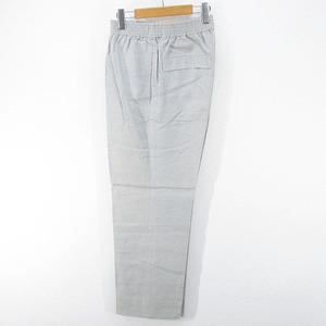 エルメス HERMES ロングパンツ スラックス ボタンフライ 麻 リネン 40