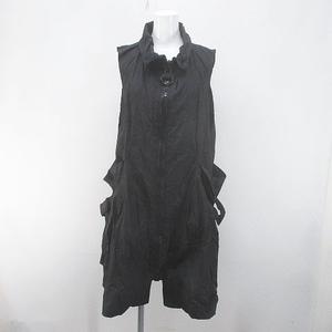マジョマジョ Majo Majo ベスト ノースリーブ ロング丈 ジャケット M-L 