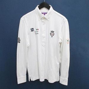 【極美品】BEAMS GOLF ポロシャツ ホワイト L 極美品】BEAMS GOLF ポロシャツ ホワイト L BEAMS GOLF