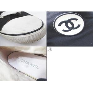 シャネル CHANEL ハイカットスニーカー ココマーク ロゴ 39 ブラック