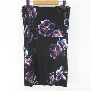 エマニュエル ウンガロ Emanuel Ungaro 花柄 フラワー 膝丈 タイト  