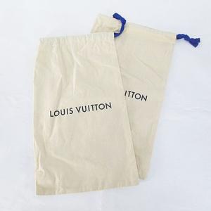 ルイヴィトン LOUIS VUITTON シューズ入れ 保存袋 2枚セット 巾着 
