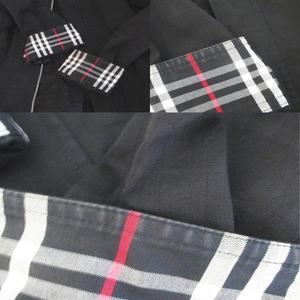 BURBERRY BLACK LABEL / ジップアップジャケット/M/コットン/BLK/チェック/BMP93-612-09 バーバリーブラックレーベル BURBERRY BLACK LABEL BMP93-612-09