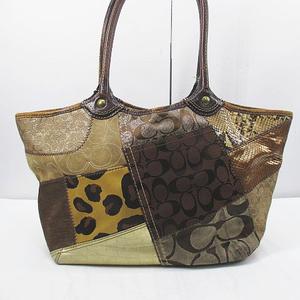 コーチ COACH 12899 パッチワーク ブリーカー トートバッグ ラメ