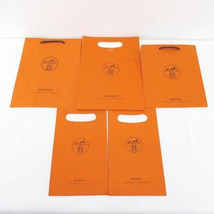 エルメス HERMES 19枚セット 紙袋 ショッパー ショップ袋 純正 付属品 ロゴ サイズ違い オレンジ系 その他