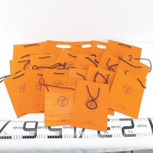 エルメス HERMES 19枚セット 紙袋 ショッパー ショップ袋 純正 付属品 ロゴ サイズ違い オレンジ系 その他