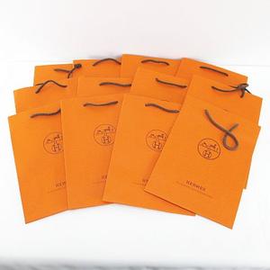 エルメス HERMES 12枚セット 紙袋 ショッパー ショップ袋 純正 付属品 ロゴ オレンジ系 その他