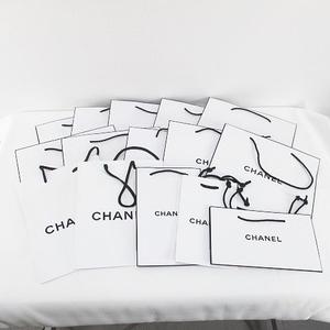 シャネル CHANEL 15枚セット 紙袋 ショッパー ショップ袋 純正 付属品 ロゴ デザイン違い サイズ違い 白系 ホワイト その他