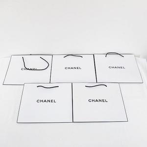シャネル CHANEL 15枚セット 紙袋 ショッパー ショップ袋 純正 付属品 ロゴ デザイン違い サイズ違い 白系 ホワイト その他