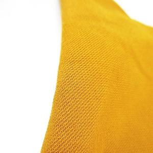 ザラ ベーシック ZARA BASIC トレンチコート ロング丈 薄手 M オレンジ系 ボタン 無地 レディース