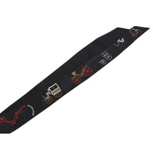 エルメス HERMES ツイリーロング アトゥベルリンヌ シルク ブルーノワール マルチカラー スカーフ 854175S HTH2407 レディース