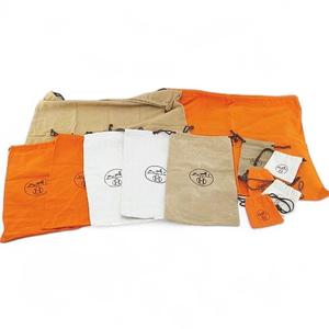 エルメス HERMES 12枚セット 保存袋 収納袋 巾着 純正 付属品 ロゴ デザイン違い サイズ違い オレンジ系 その他