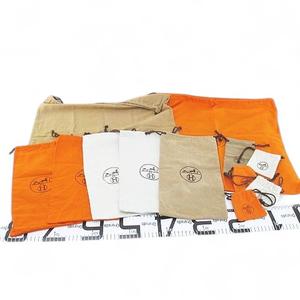 エルメス HERMES 12枚セット 保存袋 収納袋 巾着 純正 付属品 ロゴ デザイン違い サイズ違い オレンジ系 その他