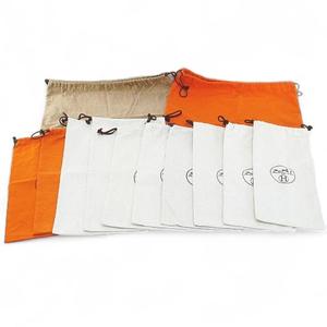 エルメス HERMES 12枚セット 保存袋 収納袋 巾着 純正 付属品 ロゴ デザイン違い サイズ違い 白系 ホワイト その他