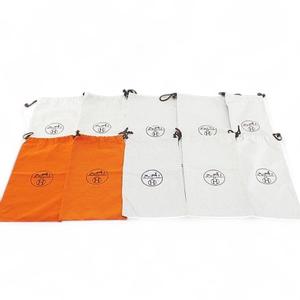 エルメス HERMES 12枚セット 保存袋 収納袋 巾着 純正 付属品 ロゴ デザイン違い サイズ違い 白系 ホワイト その他