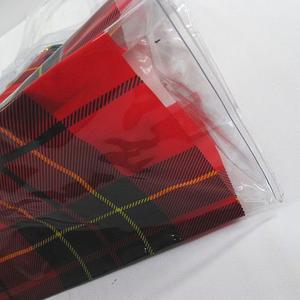 COMME des GARÇONS トートバッグ レッドチェック ビートルズ コムデギャルソン トートバッグ タータンチェック-赤
