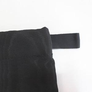シャネル CHANEL シューズ 保存袋 靴袋 2枚セット 布 巾着 黒系 ブラック ロゴ プリント レディース