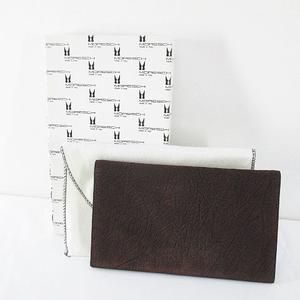 モレスキー MORESCHI 二つ折り長財布 ウォレット レザー スエード 札入れ カード入れ 茶系 ブラウン メンズ