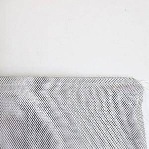 シャネル CHANEL 保存袋 巾着 大小２枚セット サイズ違い メッシュ 灰系 グレー ロゴ プリント