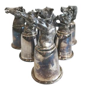 グッチ GUCCI ゴブレット ショットグラス アニマルモチーフ コップ 酒器 ヴィンテージ シルバー系 レア 6点セット その他