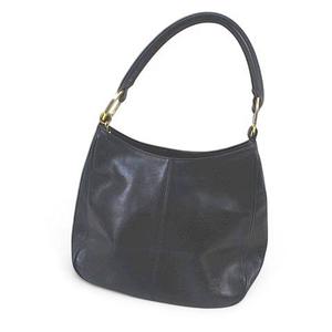 エムシーエム MCM ワンショルダーバッグ ゴールド金具 ブラック 黒系 レザー  レディース