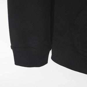 ナイキ NIKE スポーツウェア スウェット パーカー ジャケット M 黒系 ブラック ジップアップ ロゴ 刺繍 リブ 裏起毛 レディース