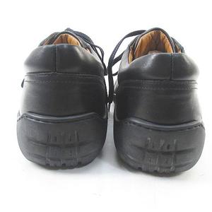 ラルフローレン RALPH LAUREN ローカットスニーカー 7E ブラック 黒系 レザー イタリア製 メンズ