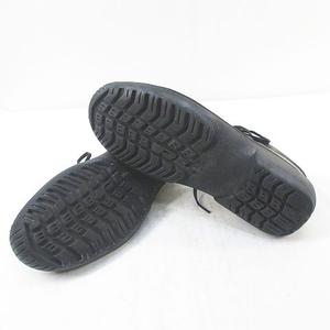 ラルフローレン RALPH LAUREN ローカットスニーカー 7E ブラック 黒系 レザー イタリア製 メンズ