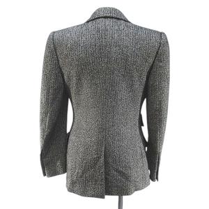 【中古】トムフォード TOM FORD GI2545 FAX430 ヘリンボーン柄 ジャケット 絹 シルク 36 灰系 グレー イタリア製 トムフォード TOM FORD GI2545 FAX430 ヘリンボーン柄 ジャケット 絹