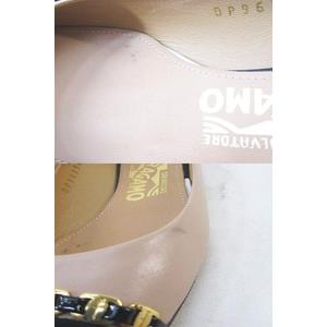 サルヴァトーレフェラガモ Salvatore Ferragamo パンプス ヴァラリボン