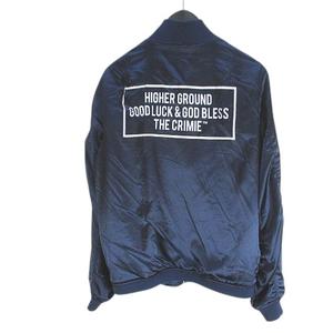 クライミー CRIMIE リバーシブル スカジャン ジャケット トラ柄 M 紺系  