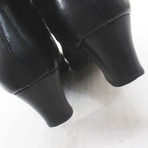 ピンクハウス PINK HOUSE ロングブーツ リボン レザーレース S