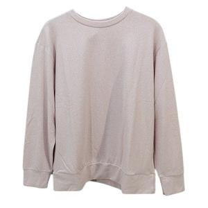 未使用品 ユニクロ UNIQLO 長袖 ニット L ピンク系 ソフトニット フリース クルーネック タグ付き レディース