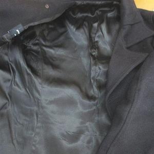 ジュリアーノフジワラ GIULIANO FUJIWARA ピーコート 46 黒系 ブラック  