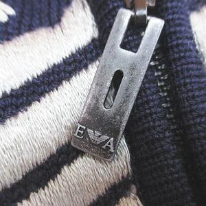 新品・未使用　EMPORIO ARMANI ニットジップパーカーカーディガン アルマーニ ジーンズ ARMANI JEANS Plain Knit Zip Up Cardigan ニット