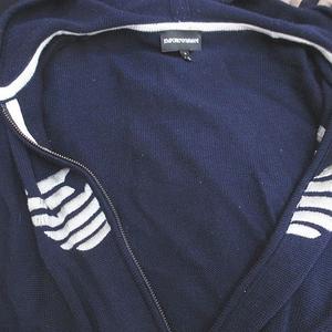 新品・未使用　EMPORIO ARMANI ニットジップパーカーカーディガン EMPORIO ARMANI(エンポリオアルマーニ) カーディガン(メンズ) - 海外