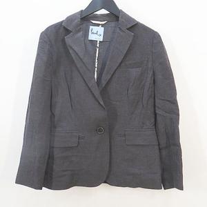 ポールスミス PAUL SMITH Paulx 長袖 ジャケット 40 黒系 ブラック 薄手 サイドポケット バックスリット レディース
