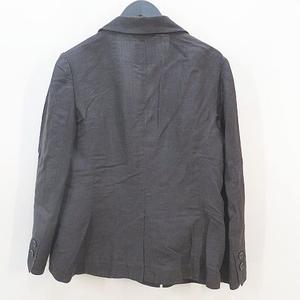 ポールスミス PAUL SMITH Paulx 長袖 ジャケット 40 黒系 ブラック 薄手 サイドポケット バックスリット レディース