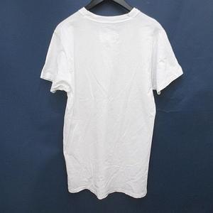 メゾンマルジェラ 10 Maison Margiela 10 半袖 Tシャツ カットソー 48 白系 ホワイト イタリア製 プリント メンズ