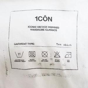 メゾンマルジェラ 10 Maison Margiela 10 半袖 Tシャツ カットソー 48 白系 ホワイト イタリア製 プリント メンズ