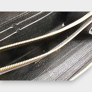 ルイヴィトン LOUIS VUITTON モノグラム アンプラント ポルトフォイユ クレマンス M60171 ラウンドファスナー レザー ノワール ブラック 長財布 ゴールド金具 メンズ レディース