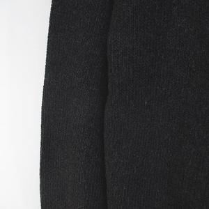 プラダ PRADA MILANO 長袖 カシミヤ ニット セーター 48 灰系 ダークグレー 無地 タートルネック リブ イタリア製 メンズ