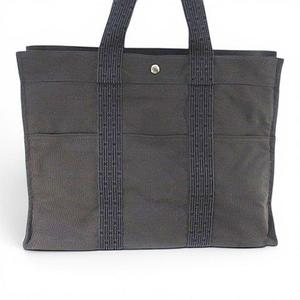 エルメス HERMES Herline GM エールライン GM トートバッグ キャンバス グレー メンズ レディース