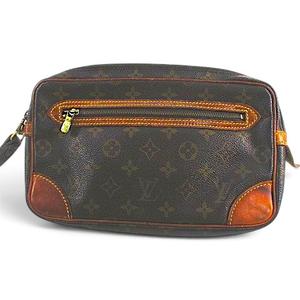 ルイヴィトン LOUIS VUITTON M51825 マルリードラゴンヌ セカンドバッグ モノグラム ブラウン 茶系 フランス製 メンズ レディース