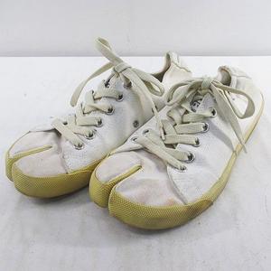 メゾンマルジェラ 22 Maison Margiela 22 TABIスニーカー ローカットスニーカー ホワイト 白系 キャンバス地 