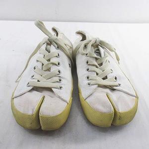 メゾンマルジェラ 22 Maison Margiela 22 TABIスニーカー ローカットスニーカー ホワイト 白系 キャンバス地 