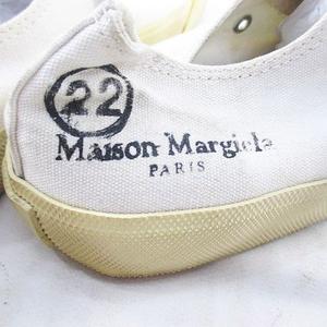 メゾンマルジェラ 22 Maison Margiela 22 TABIスニーカー ローカットスニーカー ホワイト 白系 キャンバス地 