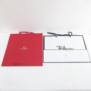グッチ GUCCI 11枚セット 紙袋 ショッパー ショップ袋 純正 付属品 ロゴ デザイン違い サイズ違い バーバリーズ Burberrys / ポメラート POMELLATO / オメガ OMEGA / ロンハーマン Ron Herman / エレガンス Elegance 赤系 レッド 