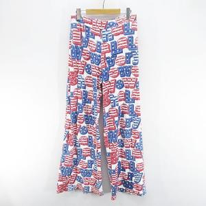 ヒステリックグラマー HYSTERIC GLAMOUR 01193CP03 ロングパンツ タオル地 FREE 青系 ブルー 日本製 総柄 メンズ