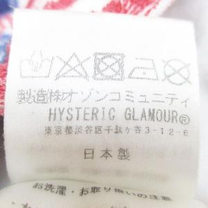 ヒステリックグラマー HYSTERIC GLAMOUR 01193CP03 ロングパンツ タオル地 FREE 青系 ブルー 日本製 総柄 メンズ